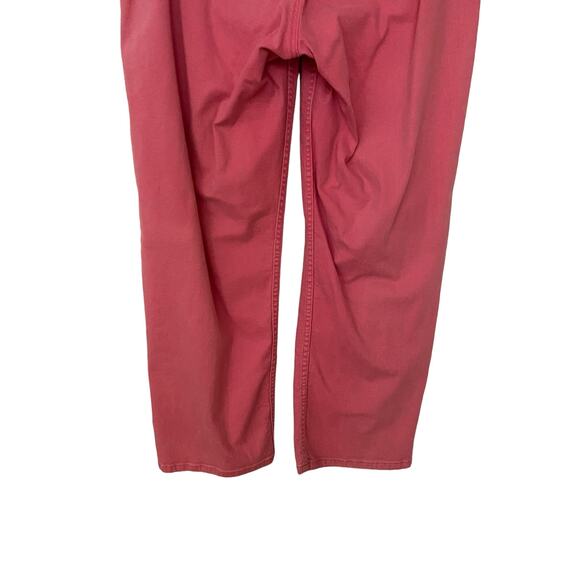 Liz Claiborne Vintage Woman's Size 14 Petite Straight Leg Fit Pink Denim Jeans - Picture 9 of 14